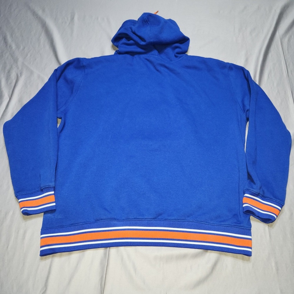 NBA UNK New York Knicks Basketball Hoodie Blue Orange Mens XL Sweatshirt - Picture 2 of 9
